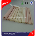 MICC blanc rose clair jaune 2 et 4 trous en céramique tube de protection pour thermocouple